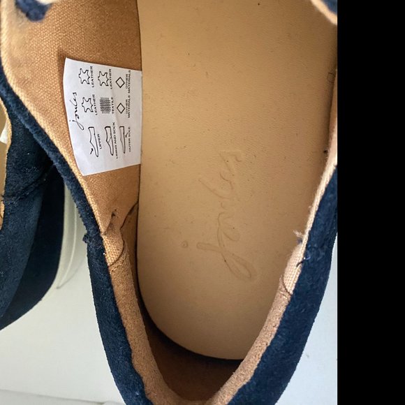 Joules Solena Luxe Navy Dot Shoe US Size 5 - Picture 7 of 11